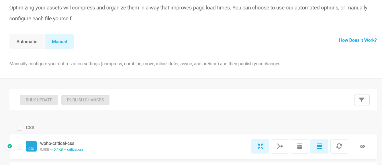 Screenshot showing Hummingbird interface for controlling style sheets